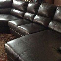 Leather Large Sofa