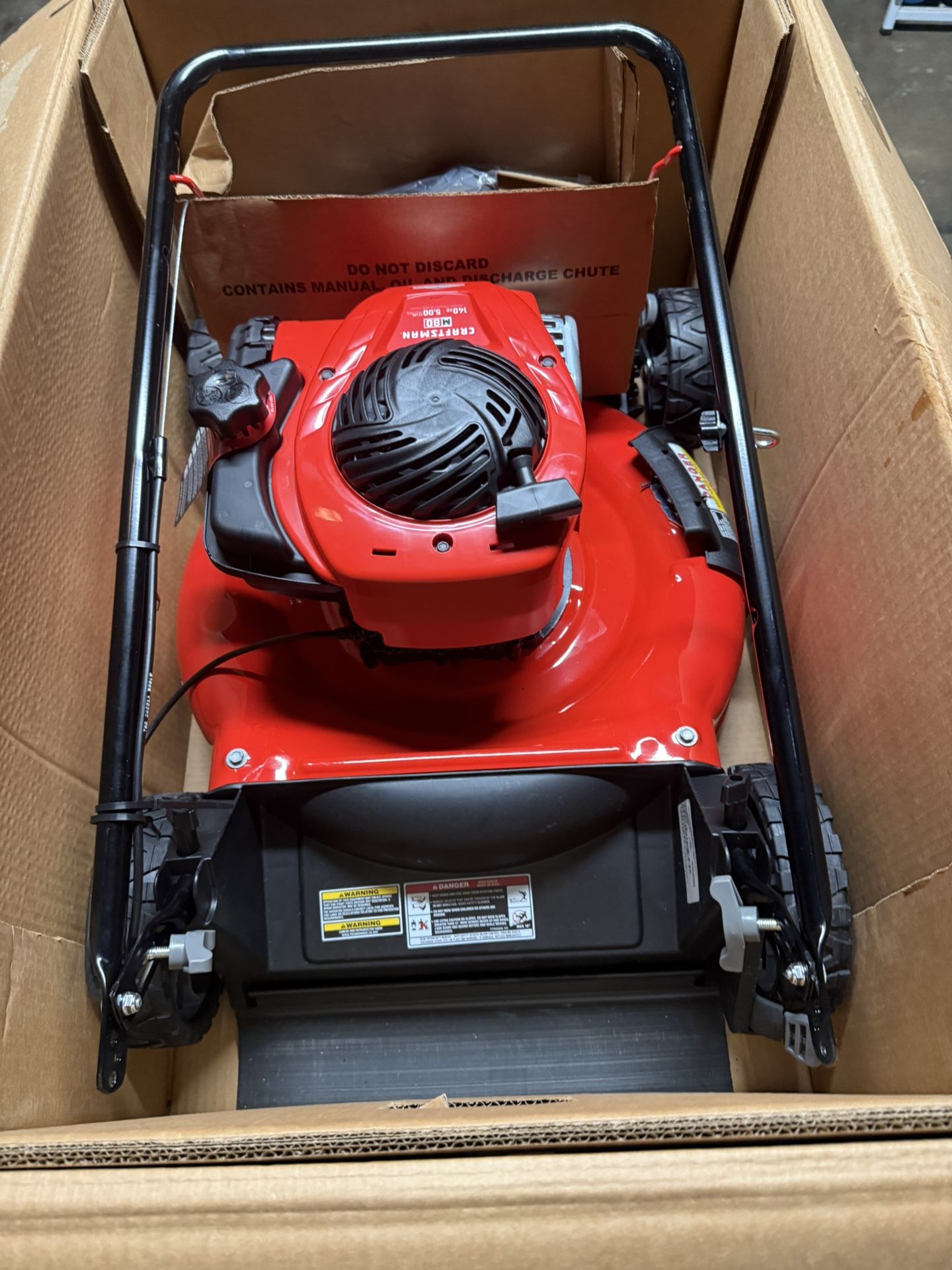New Craftsman Gas Lawnmower