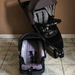 GRACO TRAVEL SYSTEM STROLLER CAR SEAT AND BASE!!!!