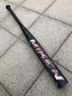 Miken Vicious Softball Bat 34” In Solid Condition . Have more equipment available