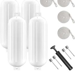 TWIN Eyes Ribbed Boat Fenders 