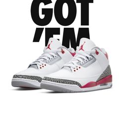 Air Jordan 3 ( Fire Red )