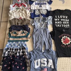 Lot Of Baby Boy 3-6 Month Summer Clothes