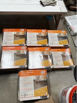 Schluter DITRA-HEAT Floor Heating Cable Lot – 965+ Sq. Ft. Coverage – Mostly New/Sealed