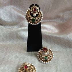 Earrings With A Matching Locket