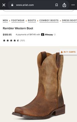 Men boots 10 1/2