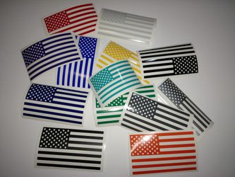 American Flag Decals