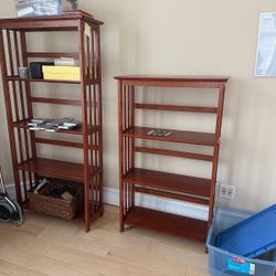 Cherry Bookshelves