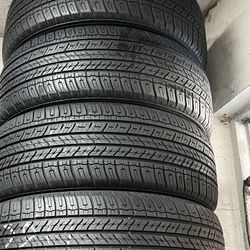 Set De Llantas 235-55-19 Usada $270 Las 4 Con Instalación. 