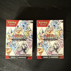 Pokémon Scarlet And Violet Prismatic Evolutions Booster Bundle