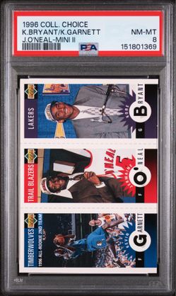 1996 Collector’s Choice Mini Kobe Bryant PSA 8