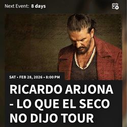 Ricardo Arjona tickets