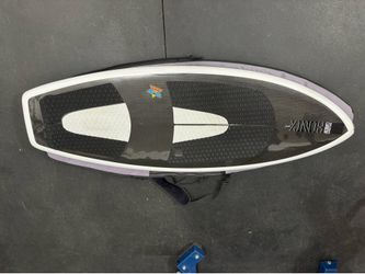 Ronix Parks Carbon Thruster wakesurf board with Travel/Storage Bag – Great Condition