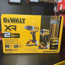 DeWalt XR 20v Hammer Drill & Impact Driver Combo Kit