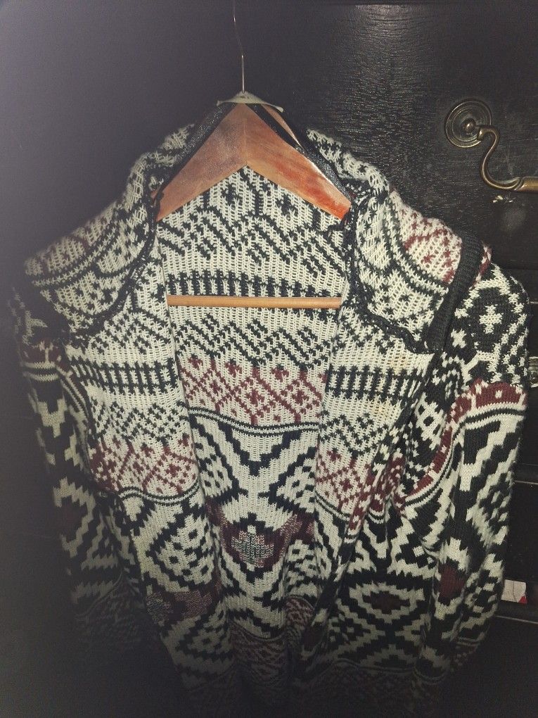 Cardigan Sweater Hooded