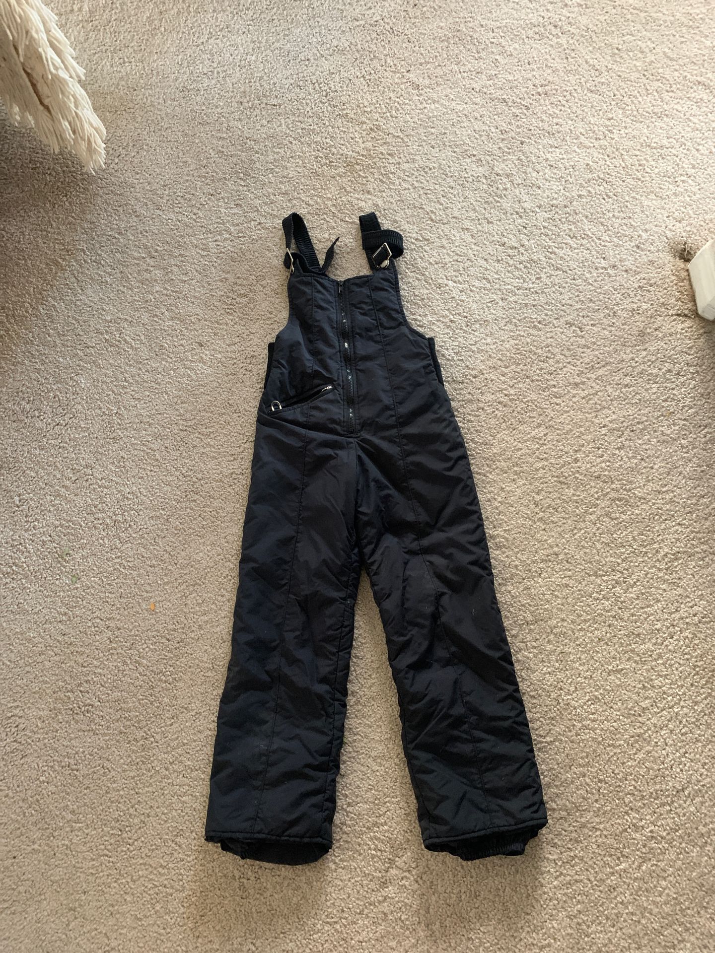 Kids Black snow overalls