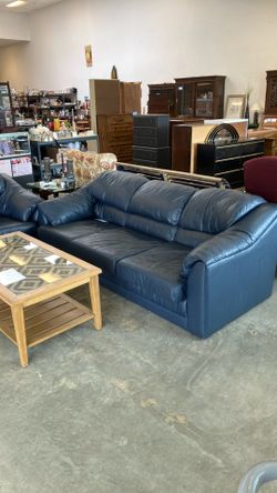 Blue sofa