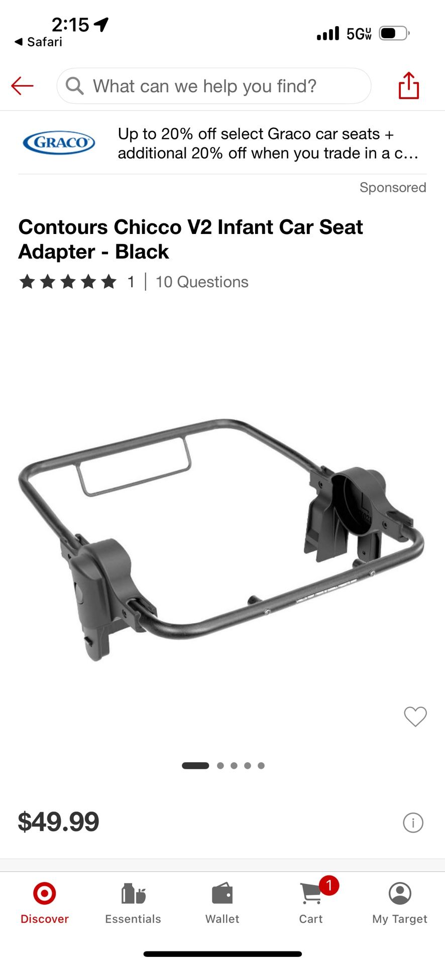 contours v2 Infant Car Seat Attachment