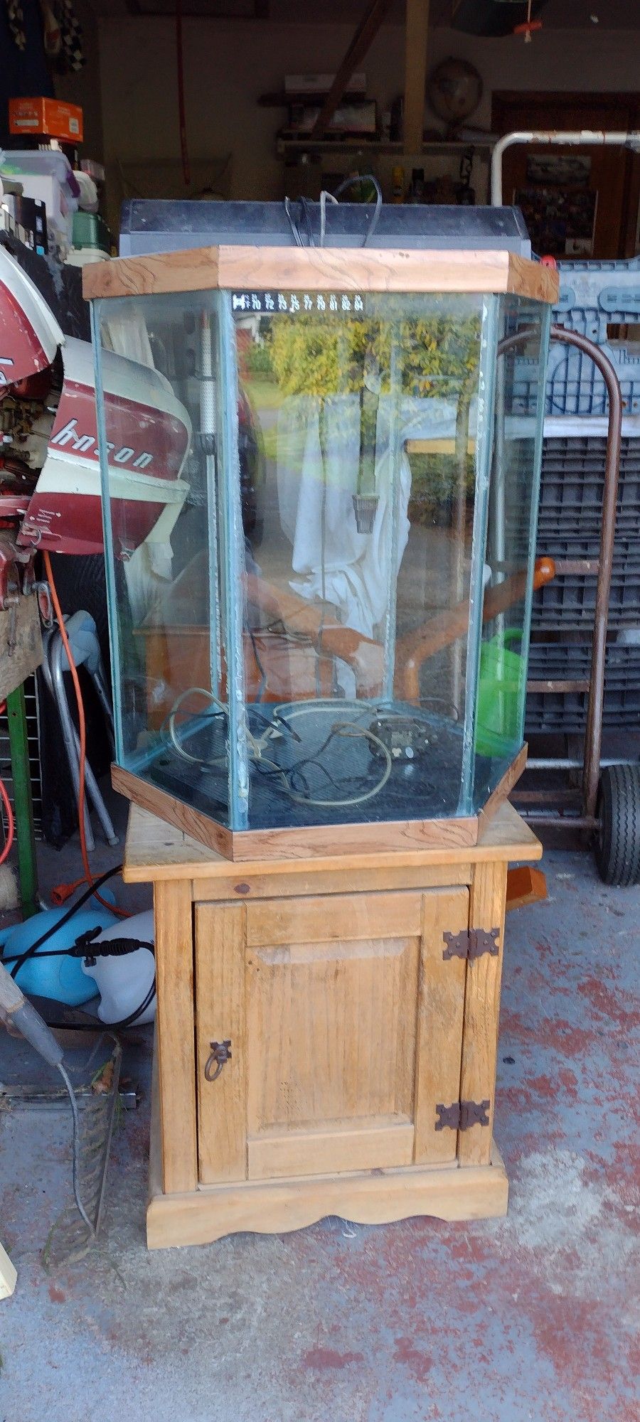 35 Gallon Hexagon Aquarium