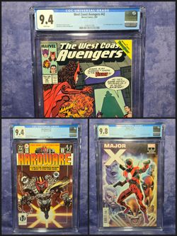 Marvel D.C. Milestone Graded Comics CGC 9.8 9.4 Lot Of 3