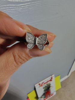 Sterling silver butterfly ring size 8.5