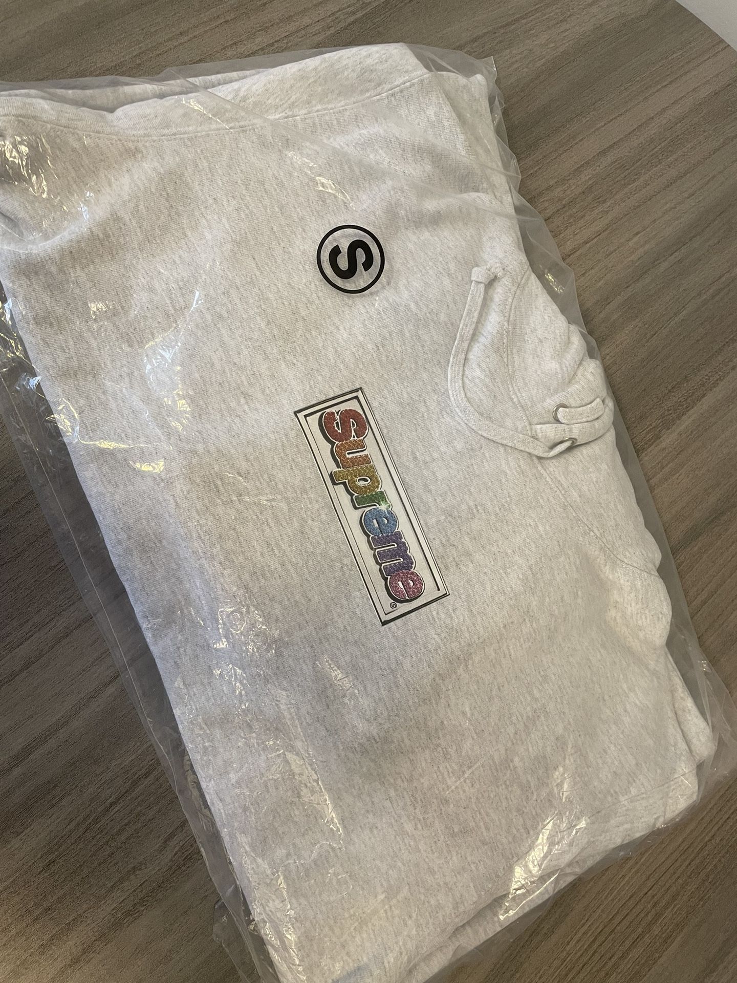 Supreme Bling Box Logo Hooded Sweatshirt