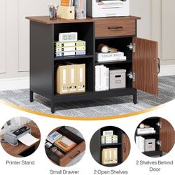 Tribesigns 31" File Cabinet, for Home Office Brand new still in the box D344(D344)