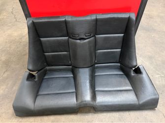 BMW E46 M3 330ci 325ci CONVERTIBLE REAR BLACK SEATS