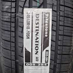 4 New Firestone 245 60 18 