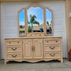 Dresser And Mirror