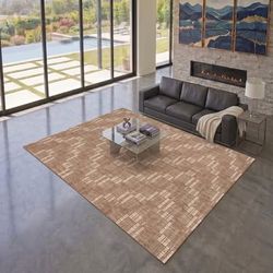 Brand New 8x10 Area Rug - Nourison Indiana Lafayette Brown (Retail $270)