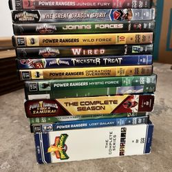 Power Rangers DVDs. Set 1. 