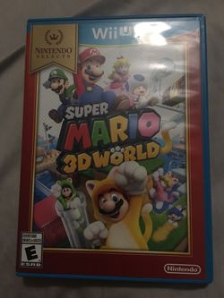 Nintendo Wii U super Mario 3d world