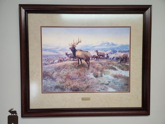 CM Russell framed print