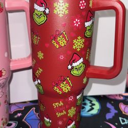 The Grinch 40oz Stainless Steel Tumblr