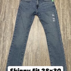 Vintage BRAND NEW GAP Denim Blue Jeans Skinny 28x30- $30