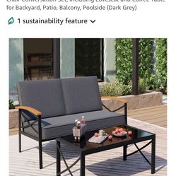 2 Piece Patio Furniture 