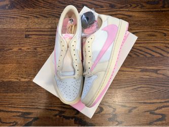 Travis Scott x Jordan 1 Low “ Shy Pink “ Few Sizes Available