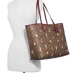 Coach  Brand Purse Tote Reversible Party Animal Unique 