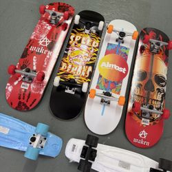 Skateboard Decks Cruisers Wheels Bearings 