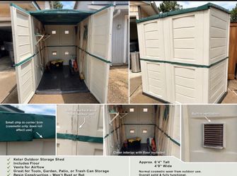 Keter Outdoor Storage Shed w/ Floor Included