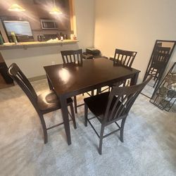 Counter height dining table