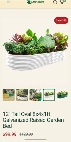 Raised Garden Bed Galvanized.Steel