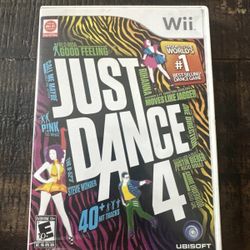 NEW JUST DANCE 4 NINTENDO WII