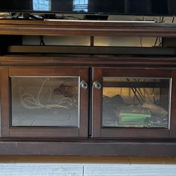 Entertainment Center Solid Wood