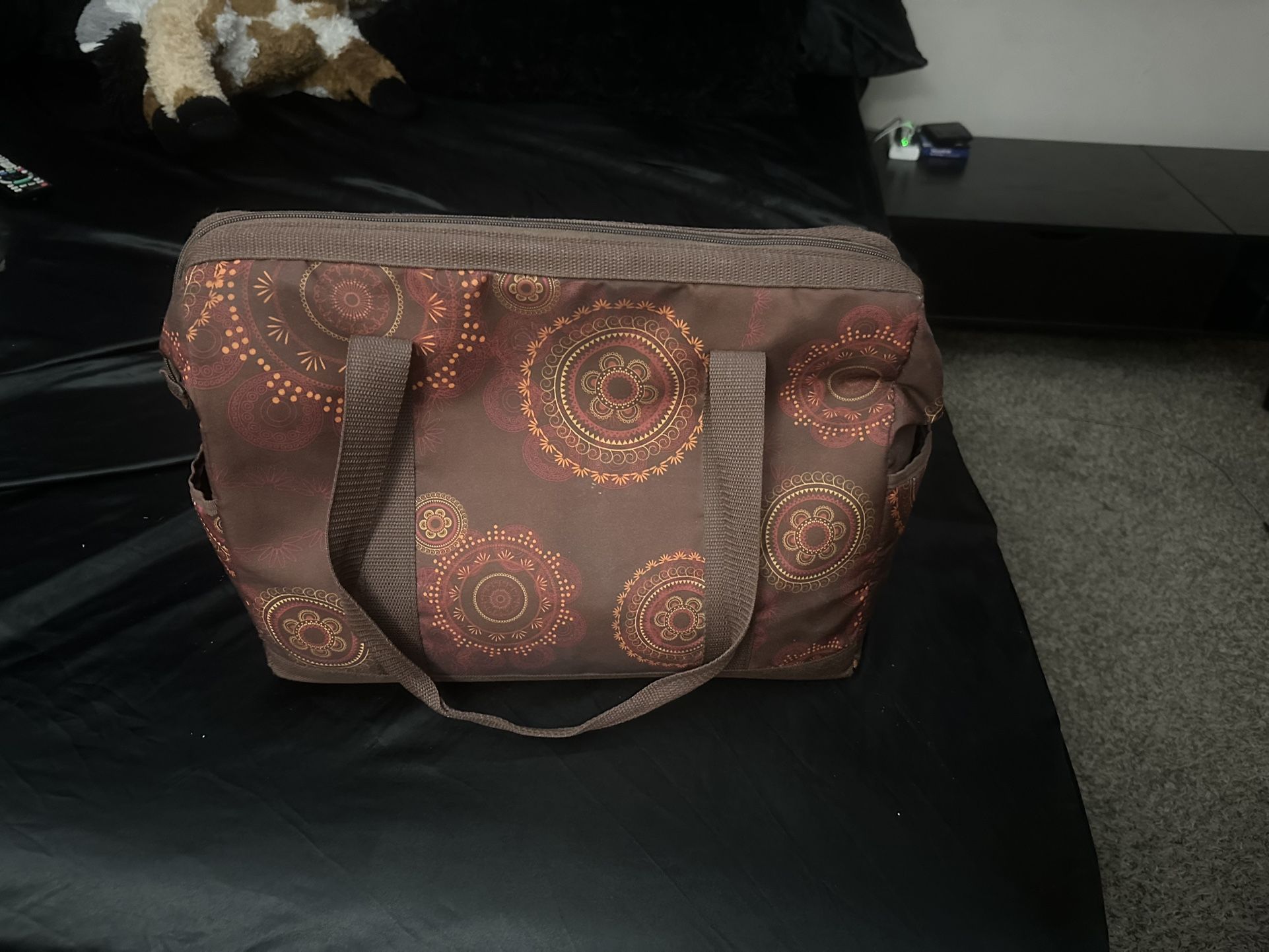 Boho Sun Brown Cooler Bag