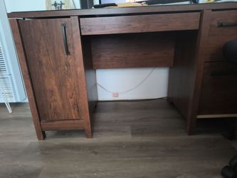 Desk and chair together like new