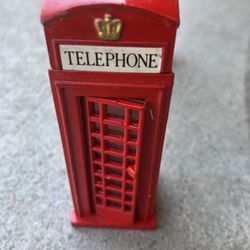 fancycandy007 Updated 6 mins ago Vintage Telephone Booth Pencil Sharpener Red Metal