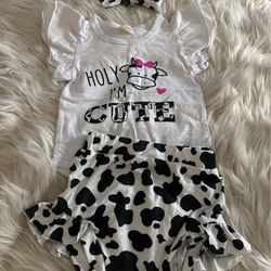 Baby Girl Outfits 3/6 Months New 