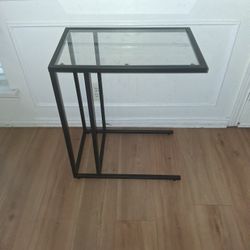 Small Glass Table.  26 High 